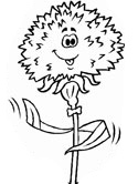 flowers coloring page