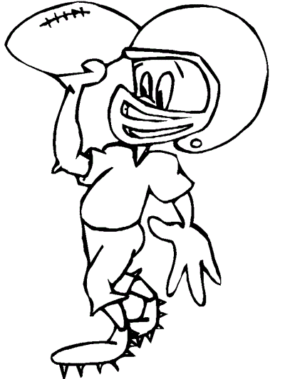 football coloring book pages