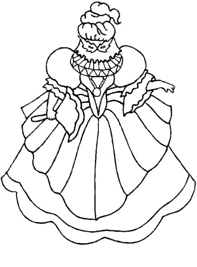 masked lady coloring book pages