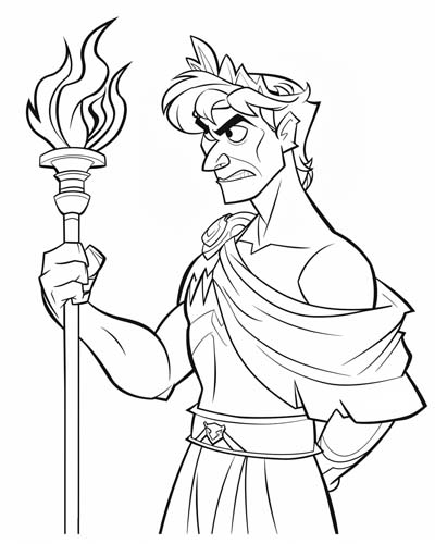 Hades coloring page