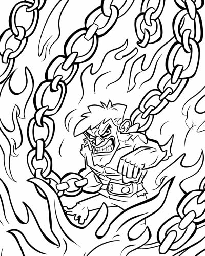 Hades coloring page