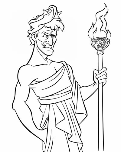 Hades coloring page