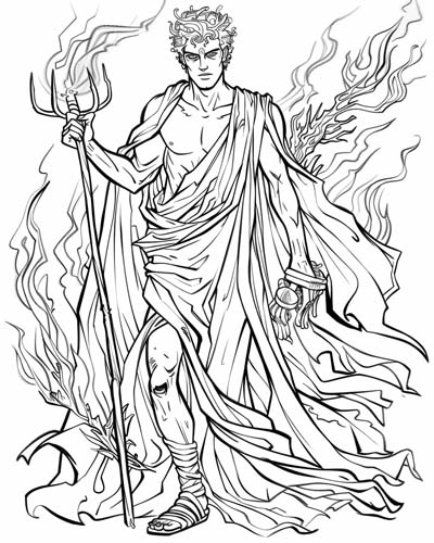 Hades coloring page