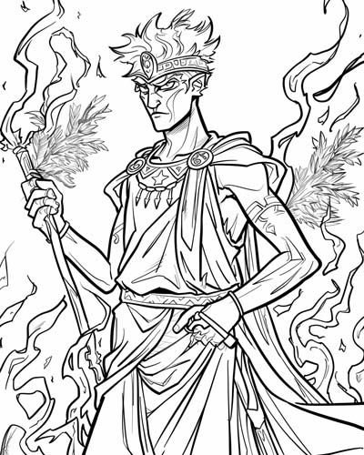 Hades coloring page