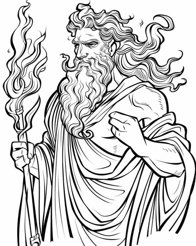Hades coloring page
