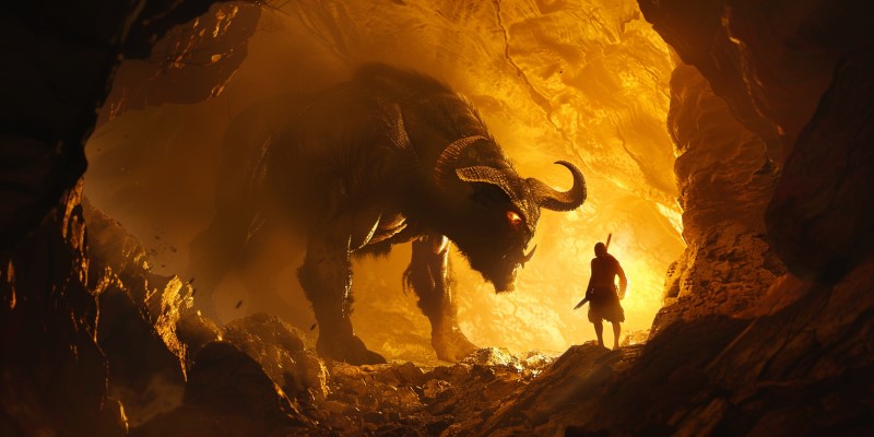 Theseus and the minotaur