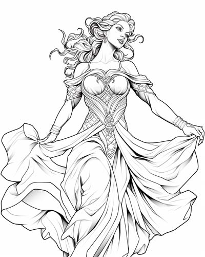 Aurai coloring pages