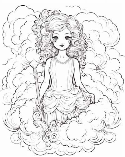 aura coloring page