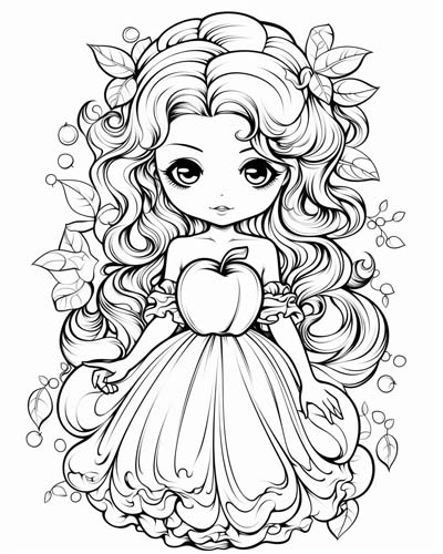 young Hesperid coloring page