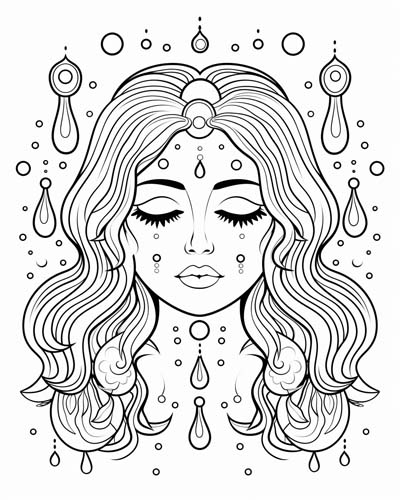 Hyad coloring page
