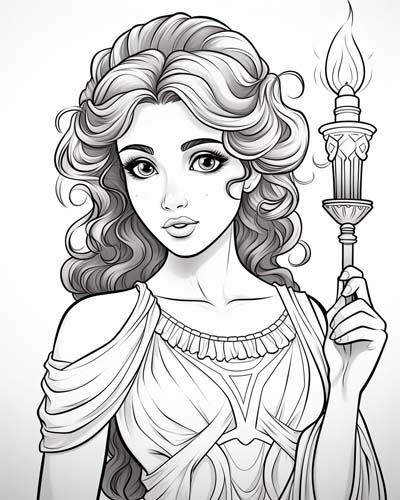 lampades coloring pages