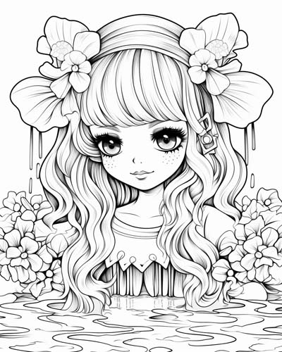 cute Limnade coloring page