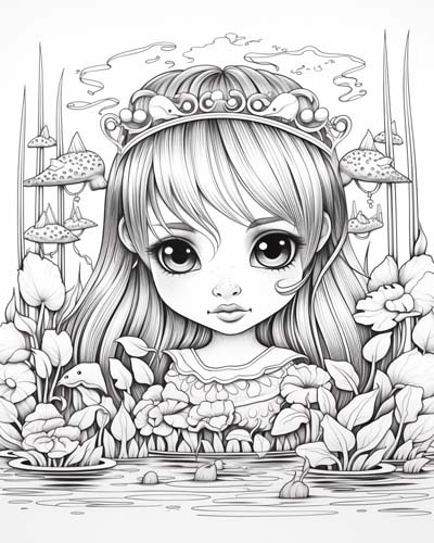limnades coloring pages
