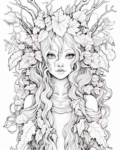 meliae coloring pages