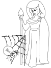 greek mythology/greek gods coloring book pages
