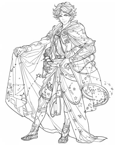 Crius, Greek Titans coloring page