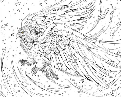 coloring page of the pamola