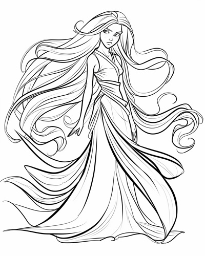 yurei coloring page