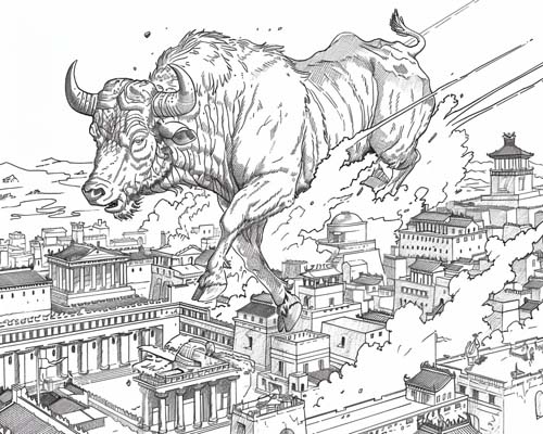 Bull of Heaven attacks Uruk