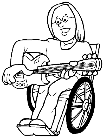 special needs coloring book pages