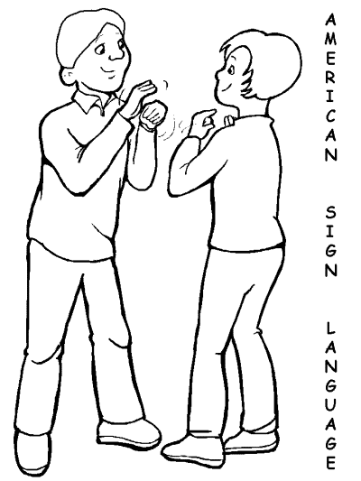 special needs coloring book pages