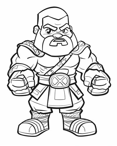 pirate Black Caesar coloring page