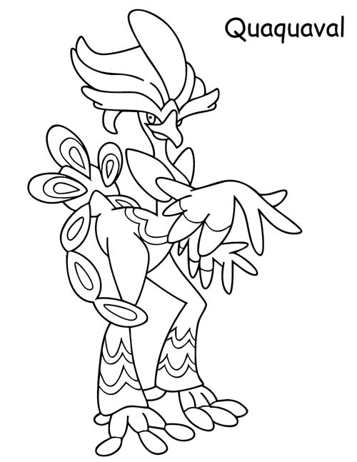 quaquaval coloring page
