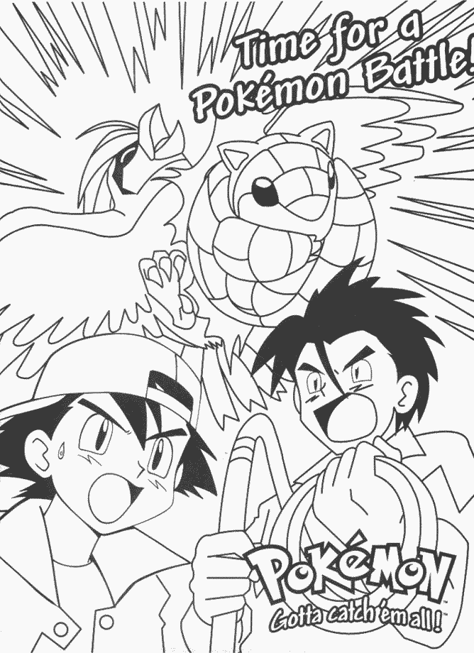 pokemon coloring page