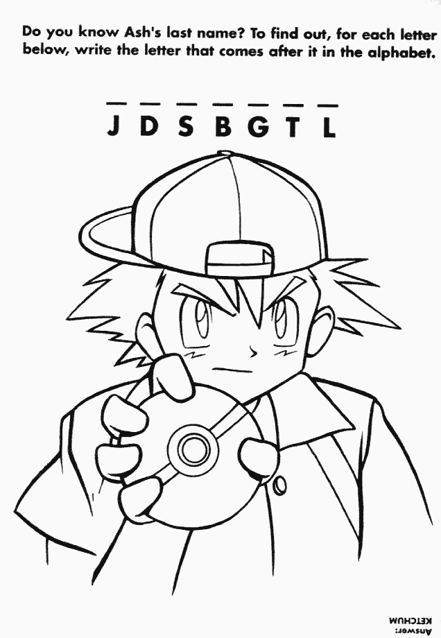 pokemon coloring page