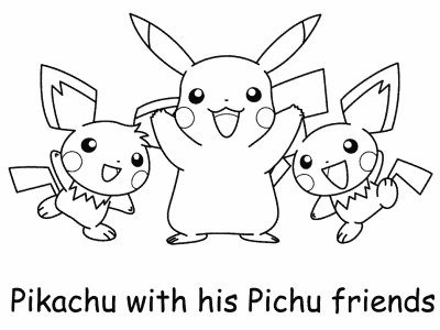 Pokemon Johto League Coloring Pages