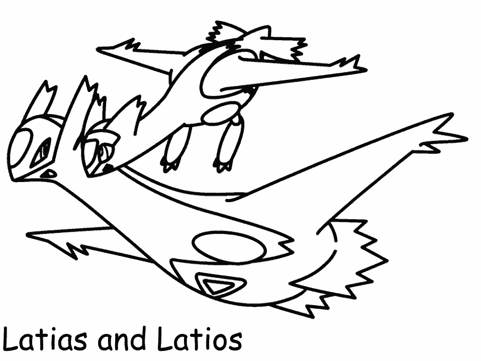 Pokemon Johto League Coloring Pages
