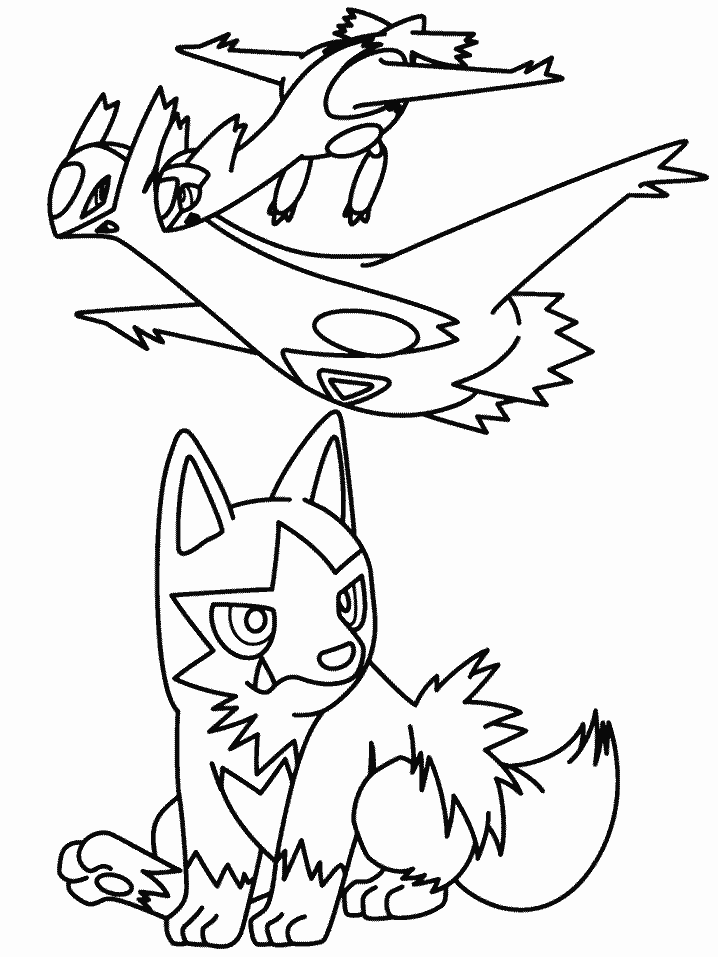 Pokemon Johto League Coloring Pages