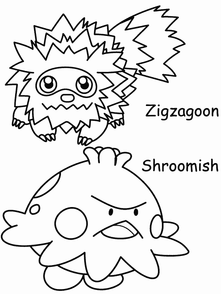 Pokemon Johto League Coloring Pages