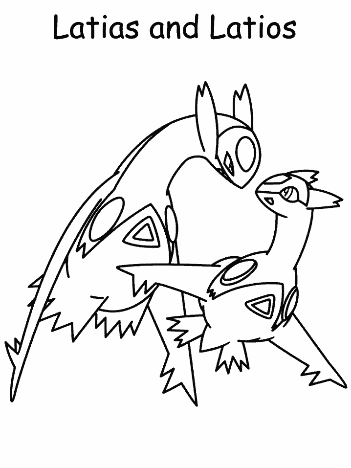 Pokemon Johto League Coloring Pages