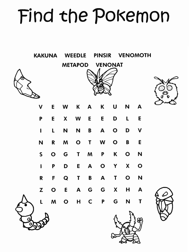 Pokemon Coloring Pages