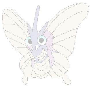 Venomoth pokemon craft