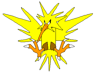 Zapdos pokemon craft