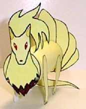 Ninetales Pokemon craft