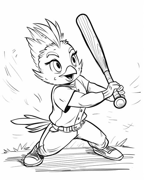 blue jays baseball coloring page