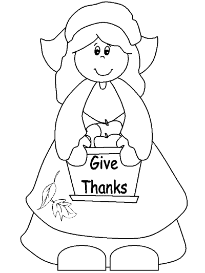 Thanksgiving themed coloring book pages