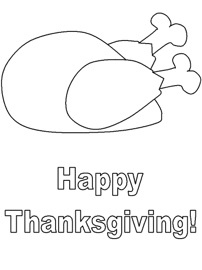 Thanksgiving coloring book pages