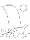 ship coloring page