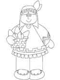 Thanksgiving coloring page