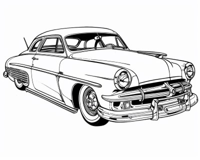 Mercury Monterey coloring page