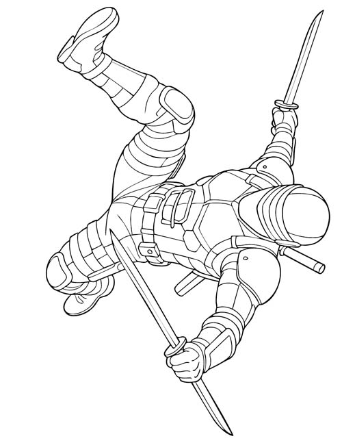 coloring page of Snake Eyes