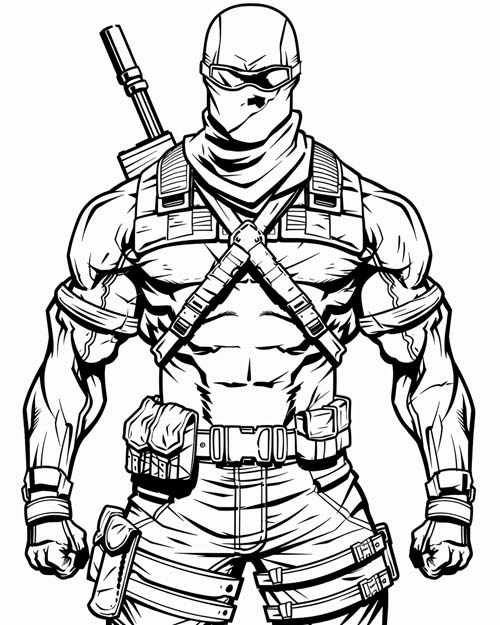 coloring page of Storm Shadow