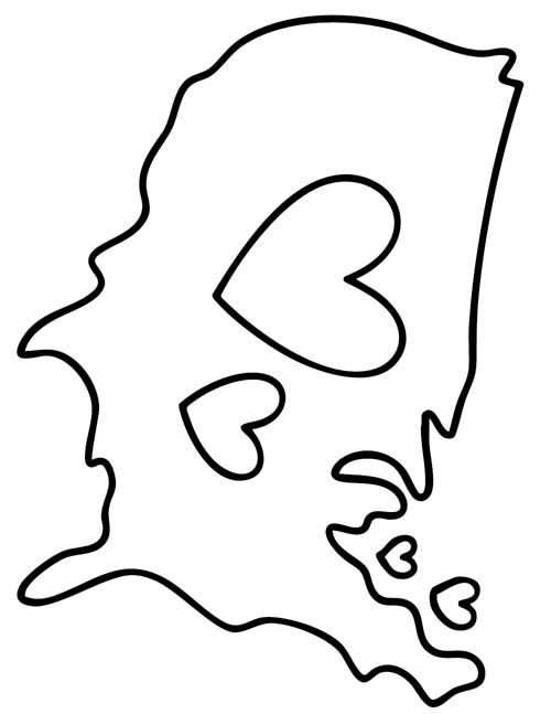 word art coloring page of the USA and the words Thank you for your service!