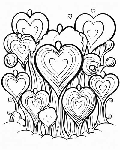 Explosion of Hearts