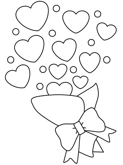 Valentine's Day coloring pages