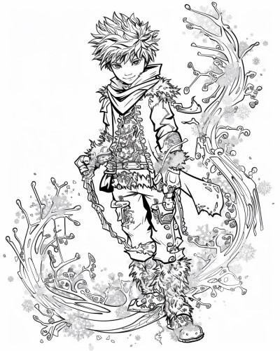 Jack Frost coloring page